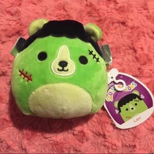 Squishmallow Len Halloween Mini Plush NWT Frankenstein mini new monster